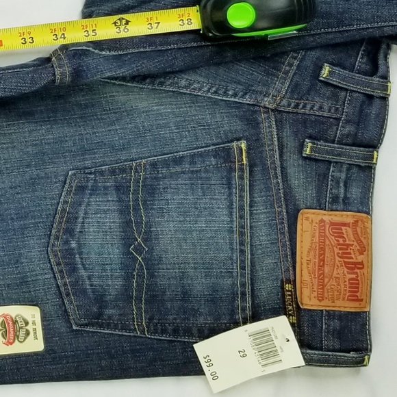 Lucky Brand size 29 Relaxed Bootleg Fit Midrise - Picture 5 of 11